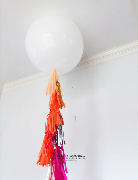 Bachelorette 3' balloons with tassel tails – Pretty Goods ATX