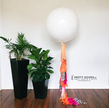 Bachelorette 3' balloons with tassel tails