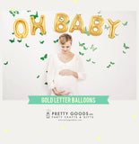 OH BABY letter balloons, baby balloon banner