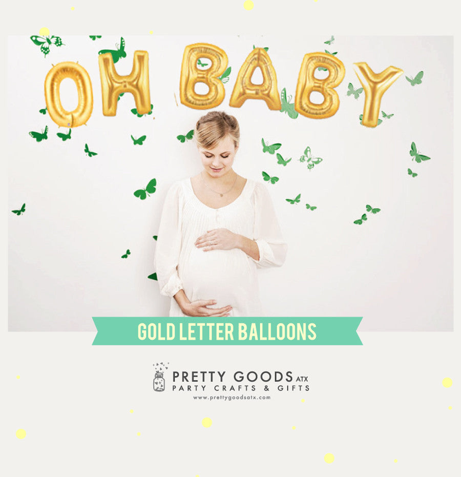 Oh baby hot sale letter balloons